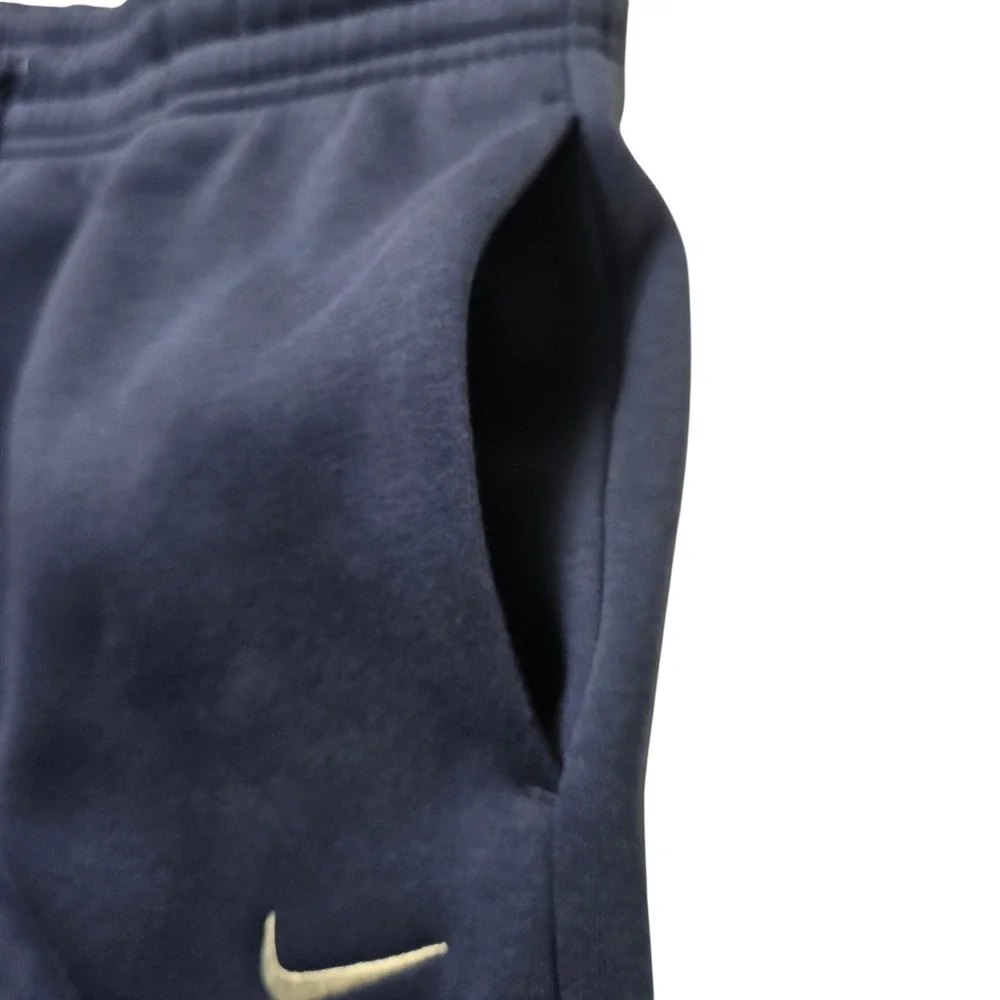 Nike Womens XL Phoenix Fleece Wide Leg Sweatpants Navy Blue High Rise Standard - Picture 5 of 14
